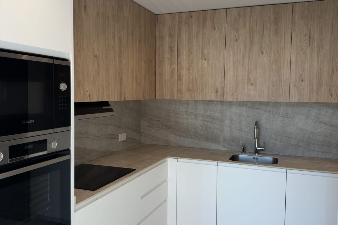 Cocina Nórdica Blanca Madera